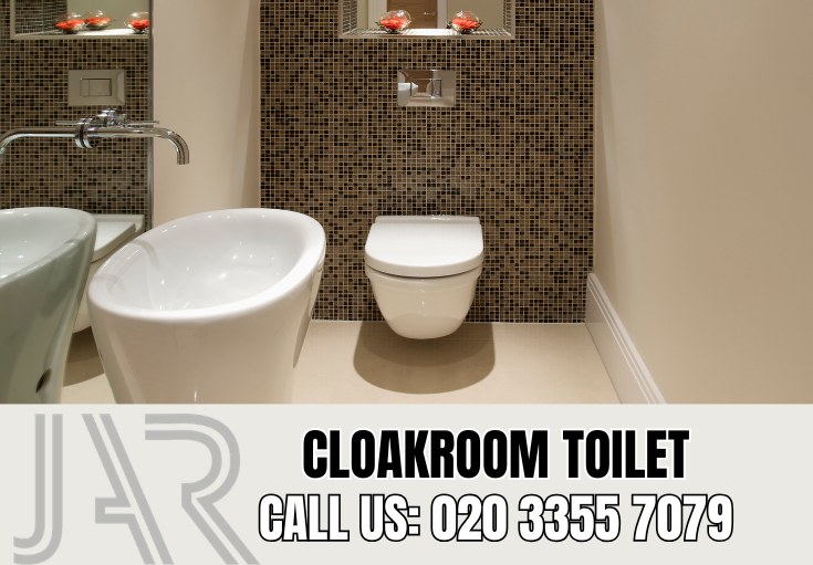 Cloakroom and Downstairs Toilet Installation by Hollandpark Bathroom Fitters